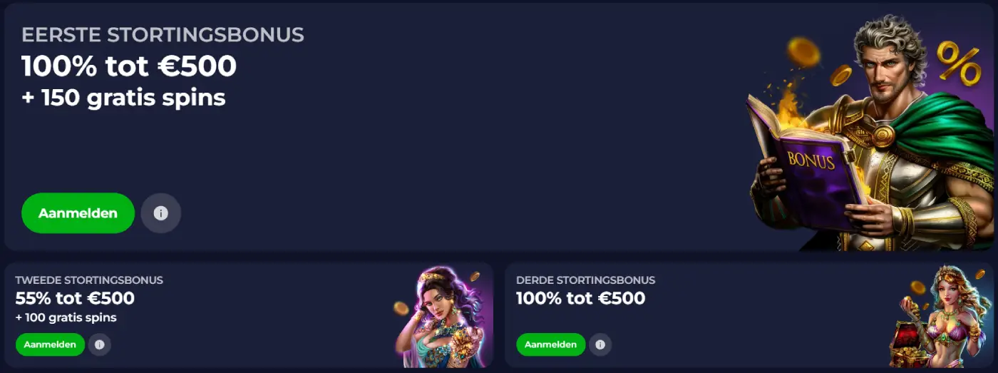 B7 Casino Welkomstpakket